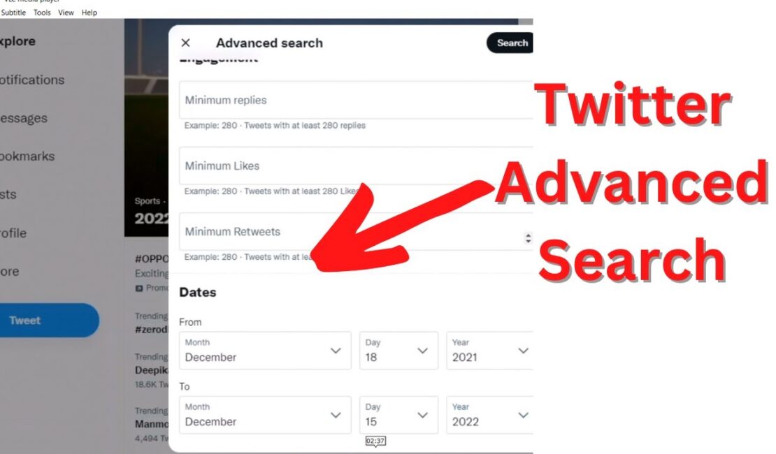 Twitter Advanced Search