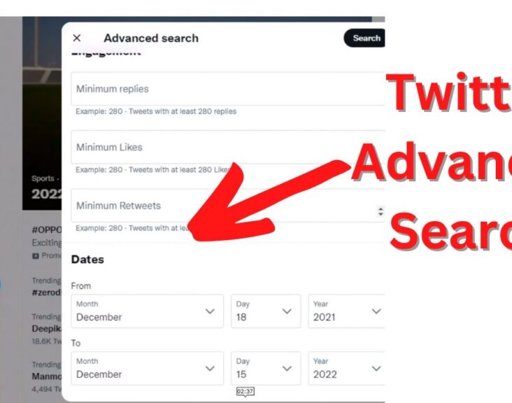 Twitter Advanced Search