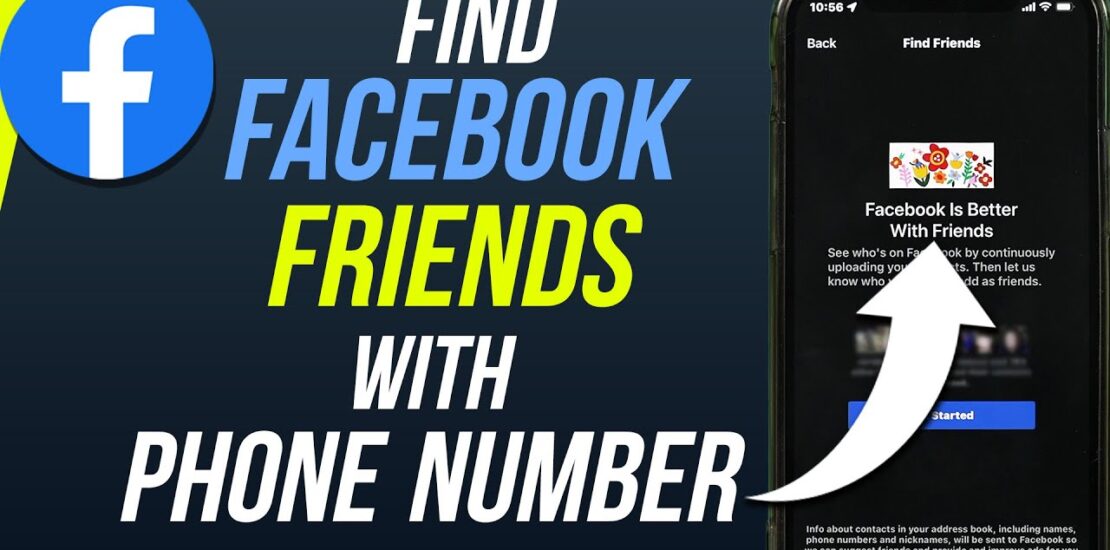 how to find Facebook friends by phone number