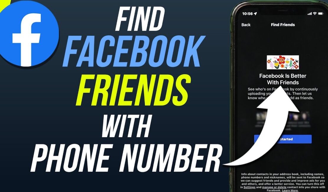 how to find Facebook friends by phone number